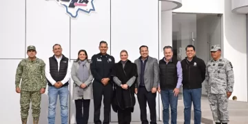 La gobernadora Maru Campos recorrió las instalaciones de la Subestación Centinela en Ciudad Delicias.